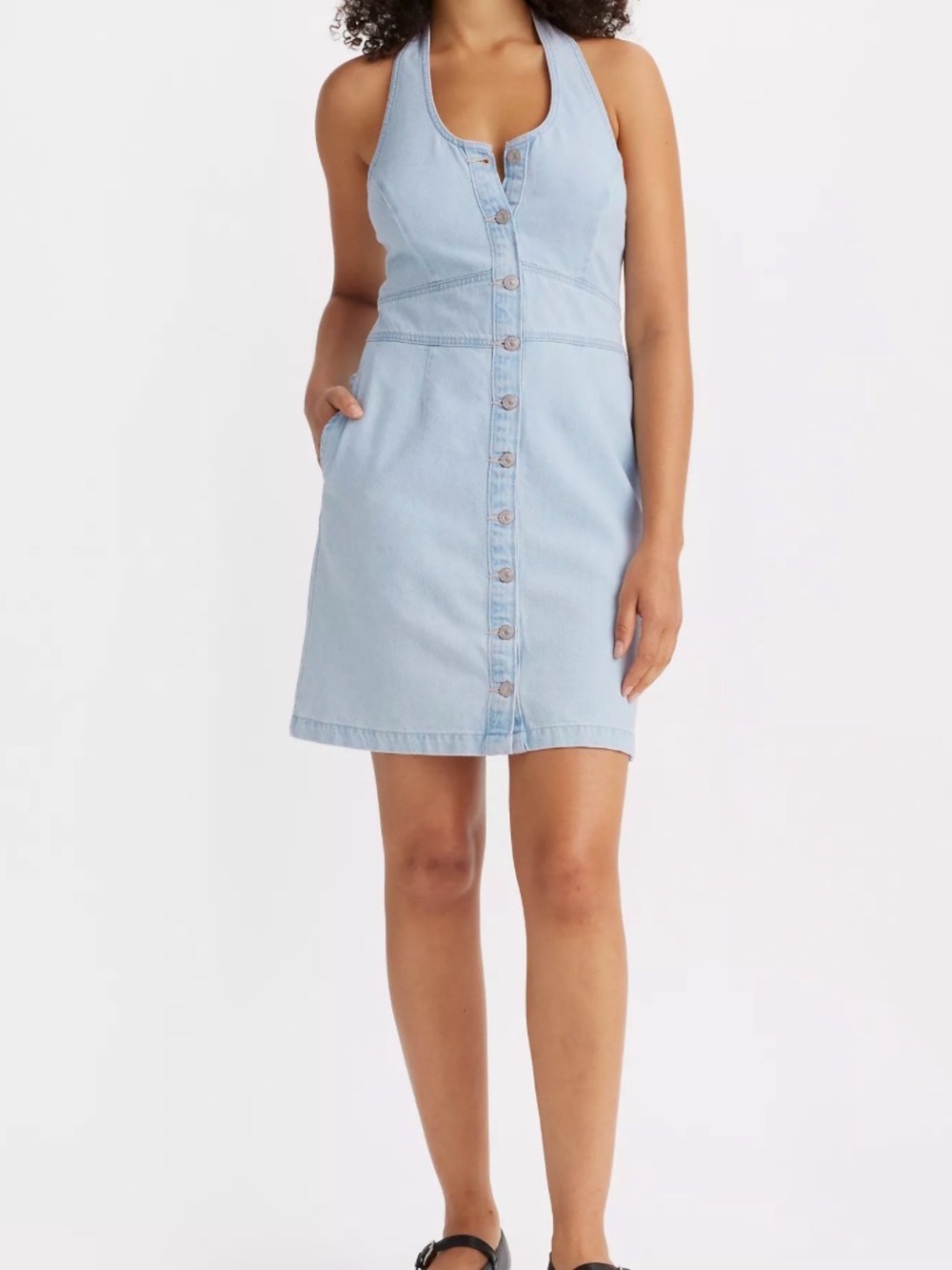 Levi's Janeesah Halter Dress NWT, Size Medium
